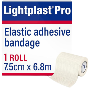 LIGHTPLAST PRO 7.5CM x 4.5M WHITE (Tear EAB)